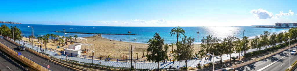 Playa postiguet alicante