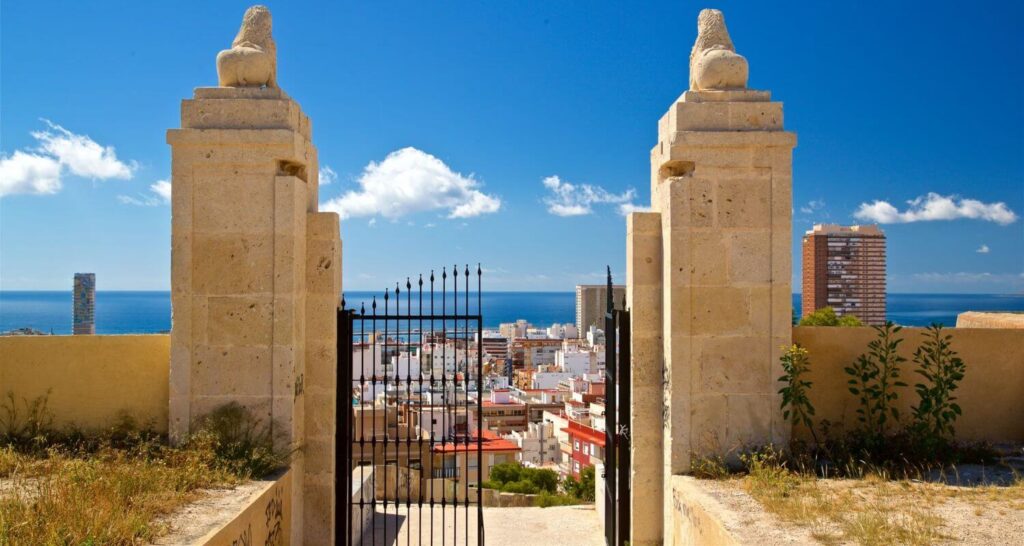 Vistas castel sant ferran alicante